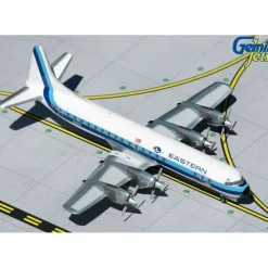Airplane Model*Gemini Jets GJEAL373 1:400 Eastern Airlines Lockheed L-188 Electra (Polished Belly) - Miniature Marvels: Airplane Models & Painted Dice