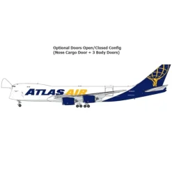 Airplane Model*Gemini Jets GJGTI1888 1:400 Atlas Air Boeing 747-8F Interactive - Miniature Marvels: Airplane Models & Painted Dice