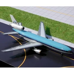 Airplane Model*Gemini Jets GJKLM191 1:400 KLM DC-10-30 PH-DTA "Johann Sebastian Bach" - Miniature Marvels: Airplane Models & Painted Dice