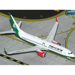 Airplane Model*Gemini Jets GJMXA2266 1:400 Mexicana Boeing 737-800W XA-ASM - Miniature Marvels: Airplane Models & Painted Dice