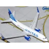 Airplane Model*Gemini Jets GJUAL2024 1:400 United Boeing 737-700 - Miniature Marvels: Airplane Models & Painted Dice