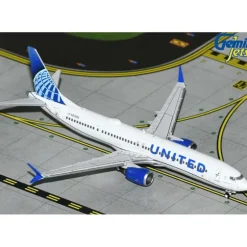 Airplane Model*Gemini Jets GJUAL2226 1:400 United Airlines Boeing 737 MAX 9 N37555 - Miniature Marvels: Airplane Models & Painted Dice