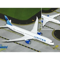 Airplane Model*Gemini Jets GJUAL2229F 1:400 United Boeing 787-10 N13014 (Flaps Down) - Miniature Marvels: Airplane Models & Painted Dice