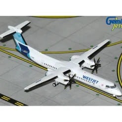 Airplane Model*Gemini Jets GJWJA2272 1:400 WestJet Airlines Dash 8 Q400 C-FOEN - Miniature Marvels: Airplane Models & Painted Dice