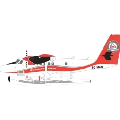 Airplane Model*Gemini Jets G2TMW1036 1:200 Trans Maldivian Airways DHC 6-300 - Miniature Marvels: Airplane Models & Painted Dice