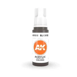 Paint<3Gen Acrylics: Black Red - Standard LTG AK-11098 - Miniature Marvels: Airplane Models & Painted Dice