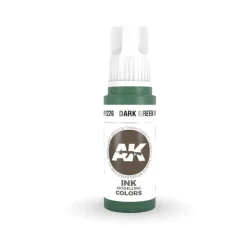 Paint<3Gen Acrylics: Dark Green - Ink LTG AK-11226 - Miniature Marvels: Airplane Models & Painted Dice