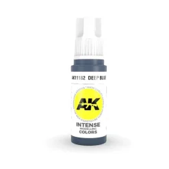 Paint<3Gen Acrylics: Deep Blue - Intense LTG AK-11182 - Miniature Marvels: Airplane Models & Painted Dice