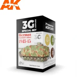 Paint<3Gen Acrylics: German Standard 44-45 Combo LTG AK-11664 - Miniature Marvels: Airplane Models & Painted Dice