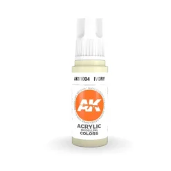 Paint<3Gen Acrylics: Ivory - Standard LTG AK-11004 - Miniature Marvels: Airplane Models & Painted Dice