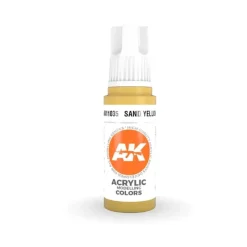 Paint<3Gen Acrylics: Sand Yellow - Standard LTG AK-11035 - Miniature Marvels: Airplane Models & Painted Dice