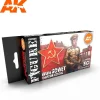 Paint<3Gen Acrylics: WWII Soviet Uniform Colors LTG AK-11635 - Miniature Marvels: Airplane Models & Painted Dice