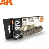 Paint<3Gen Acrylics: WWII Soviet Tank Colors LTG AK-11657 - Miniature Marvels: Airplane Models & Painted Dice