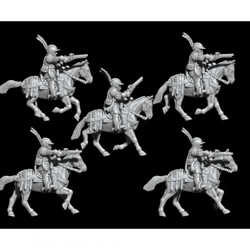 Shop All*German Reiters with Pistols STLs - Miniature Marvels: Airplane Models & Painted Dice