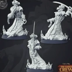 Miniature<Ghost Pirate Bundle - Miniature Marvels: Airplane Models & Painted Dice