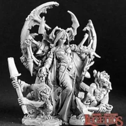 Miniature<Ghoul Queen & Servants: Dark Heaven Legends RPR 03126 - Miniature Marvels: Airplane Models & Painted Dice