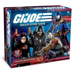 Role-playing Game<G.I. JOE: RPG - Villain Miniatures - Set 1 RGS 02570 - Miniature Marvels: Airplane Models & Painted Dice