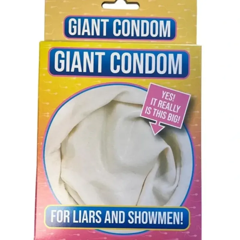 Egpull<GIANT 4" WIDE CONDOM - MEGA SIZE - Funny GaG Joke Sex Gift - Mens Super Size! - Miniature Marvels: Airplane Models & Painted Dice