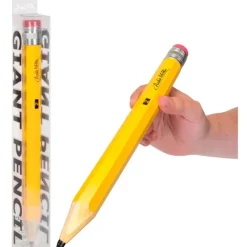 Egpull<Giant 15" Wooden Pencil - Real Working Huge Wood Pencil Gag ~ Archie McPhee - Miniature Marvels: Airplane Models & Painted Dice
