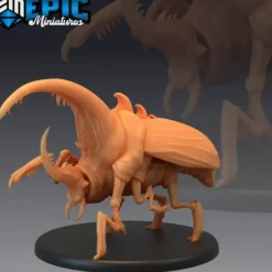 Miniature<Giant Beetle On Ground - Miniature Marvels: Airplane Models & Painted Dice