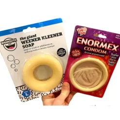 Egpull<Giant Condom and Willy Weener Cleaner Soap - Adult GaG Prank Joke Como Set - Miniature Marvels: Airplane Models & Painted Dice