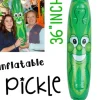 Egpull<GIANT Inflatable Pickle Head - Beach Pool Float Noodle Gag Prank Joke Party Fun - Miniature Marvels: Airplane Models & Painted Dice