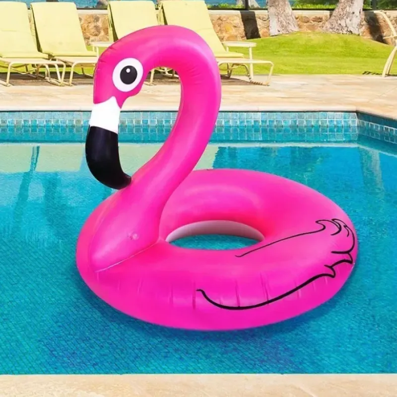 Egpull<Giant Pink Flamingo Pool Float Inflatable 4 FT WIDE Blow Up Raft -Big Mouth Toys - Miniature Marvels: Airplane Models & Painted Dice