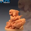 Miniature<Giant Piranha - Miniature Marvels: Airplane Models & Painted Dice
