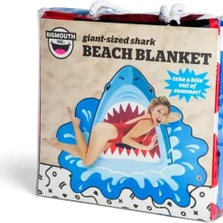 Egpull<GIANT SHARK ATTACK JAWS - Beach Pool Shower Towel Blanket Cover - BigMouth Inc. - Miniature Marvels: Airplane Models & Painted Dice