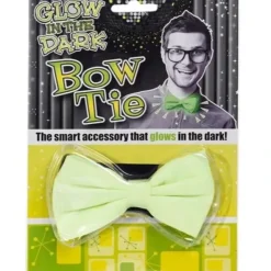 Egpull<GLOW IN THE DARK BOW TIE - Costume Prop Dress Up Clothing Fun Accessory - Miniature Marvels: Airplane Models & Painted Dice