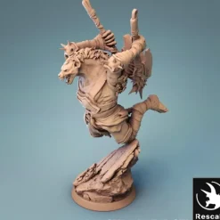 Miniature<Gnoll Leaping - Miniature Marvels: Airplane Models & Painted Dice