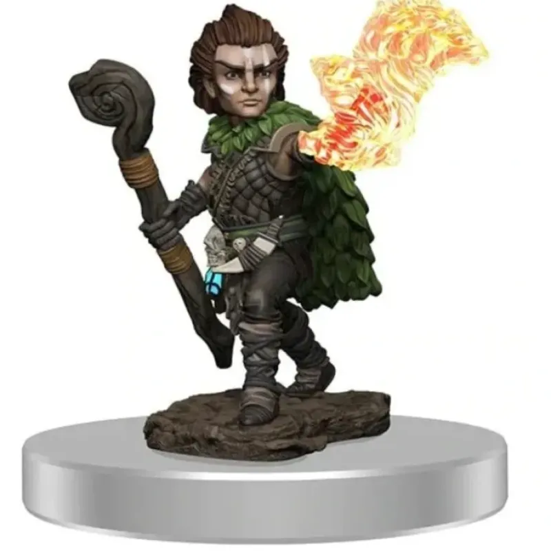 Miniature<Gnome Druid Male: Pathfinder Battles WZK 77516 - Miniature Marvels: Airplane Models & Painted Dice