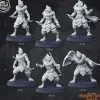 Miniature<Gold Thunder - Miniature Marvels: Airplane Models & Painted Dice
