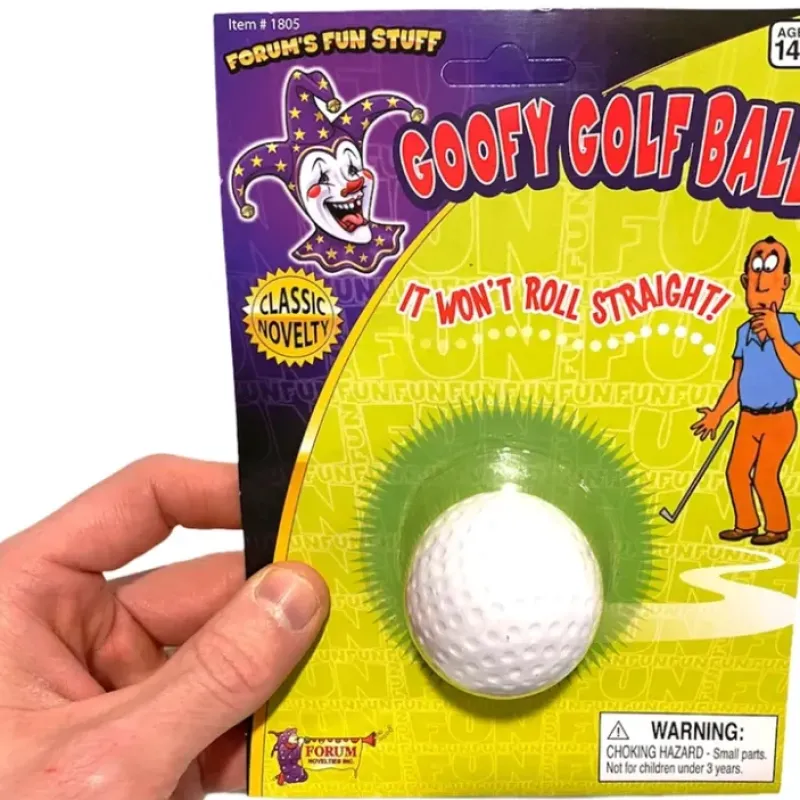 Egpull<Goofy Unputtable Golf Ball ~ Moving Wiggling Wobble ~ Gag Prank Trick Joke Toy - Miniature Marvels: Airplane Models & Painted Dice