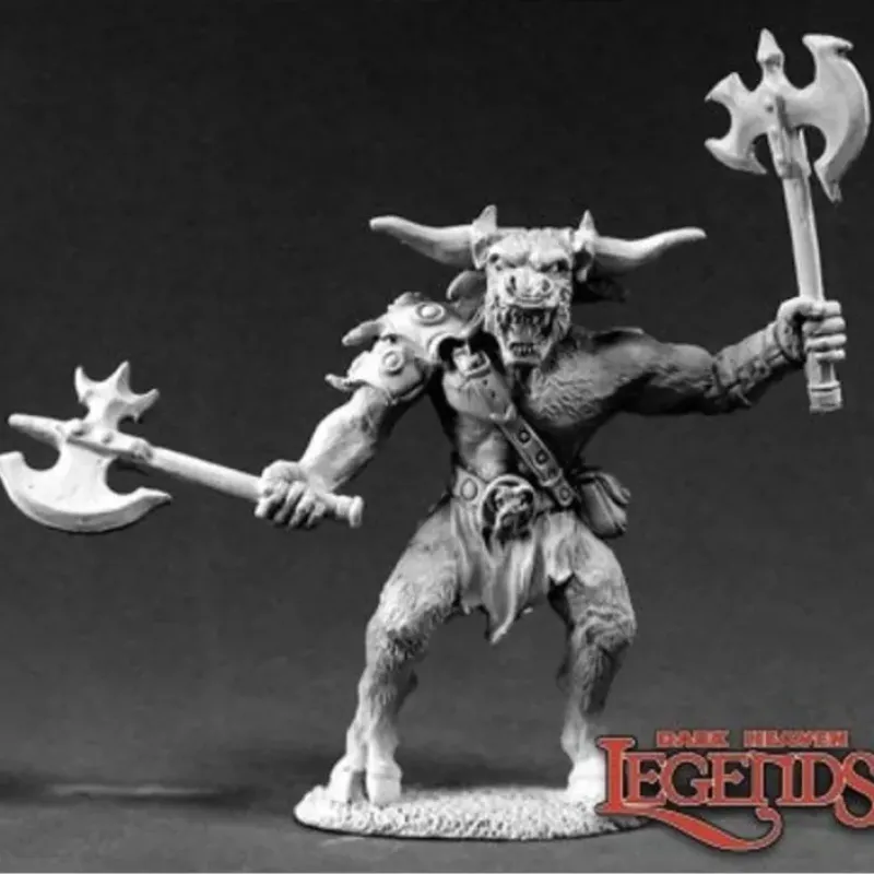 Miniature<Gore, Large Minotaur: Dark Heaven Legends RPR 02409 - Miniature Marvels: Airplane Models & Painted Dice