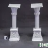 Miniature<Graveyard Column (X2): Bones RPR 77638 - Miniature Marvels: Airplane Models & Painted Dice