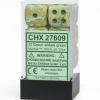 Dice<Green / Dark Green: Marble 12d6 16mm Dice Set CHX 27609 - Miniature Marvels: Airplane Models & Painted Dice