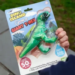 Egpull<Grow A Giant T-Rex Dinosaur - Add Water 600% Larger! Child Stocking Stuffer - Miniature Marvels: Airplane Models & Painted Dice