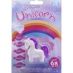 Egpull<Grow A Magical Unicorn Toy - Just Add Water 600% Larger! Child Stocking Stuffer - Miniature Marvels: Airplane Models & Painted Dice