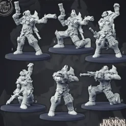 Miniature<Grull Hellbourne - Miniature Marvels: Airplane Models & Painted Dice
