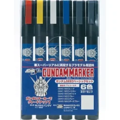 Shop All*Gundam Marker Set - SEED Basic 6 Color Set LTG MRHOB-GMS109 - Miniature Marvels: Airplane Models & Painted Dice