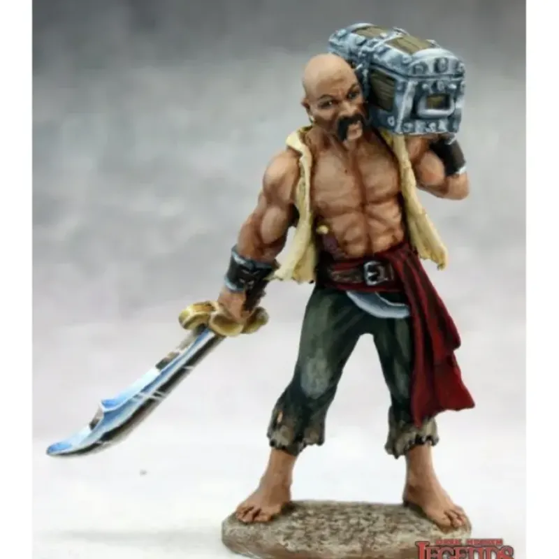 Miniature<Hajad, Torgan Pirate with Loot: Dark Heaven Legends RPR 03637 - Miniature Marvels: Airplane Models & Painted Dice