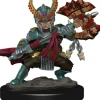 Miniature*Halfling Fighter Female: Premium Figures - D&D Icons of the Realms WZK 93036 - Miniature Marvels: Airplane Models & Painted Dice