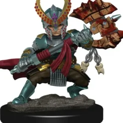 Miniature*Halfling Fighter Female: Premium Figures - D&D Icons of the Realms WZK 93036 - Miniature Marvels: Airplane Models & Painted Dice