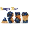 Dice<Halfsies Dice: "King's Dice" GKG H30 - Miniature Marvels: Airplane Models & Painted Dice