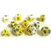 Accessories<Heckna (5E): Popcorn Dice Set - Miniature Marvels: Airplane Models & Painted Dice