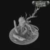 Miniature<Hell Stag - Miniature Marvels: Airplane Models & Painted Dice