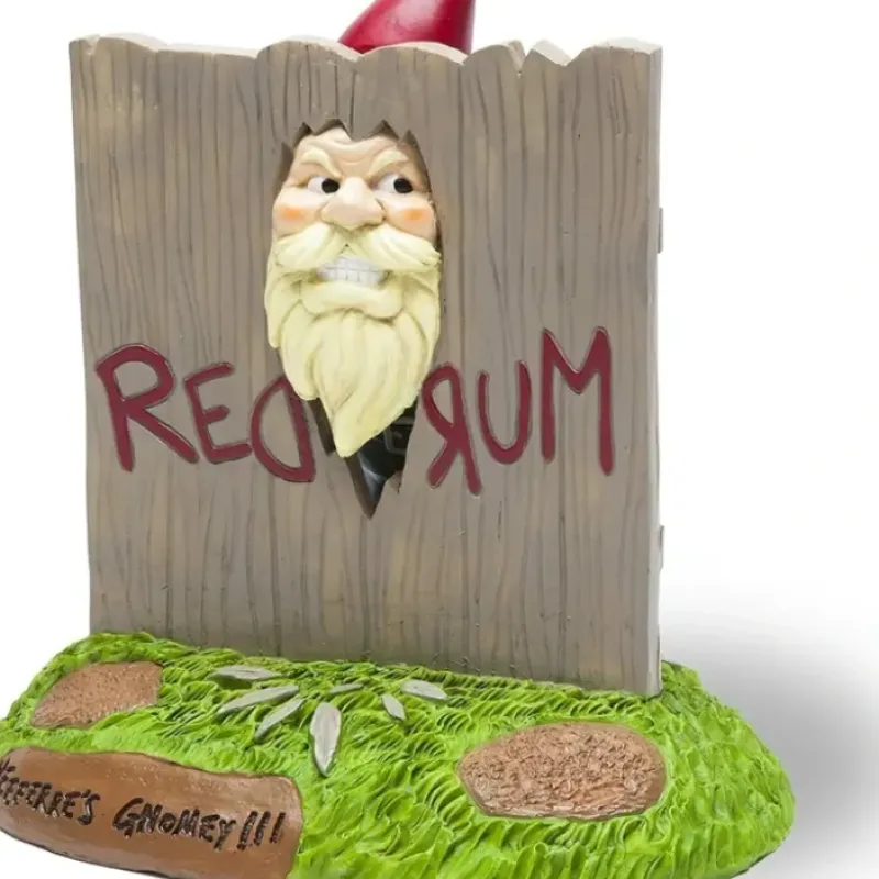 Egpull<Heres Gnomey Garden Gnome - The Shining Horror Movie Themed - BigMouth Inc - Miniature Marvels: Airplane Models & Painted Dice
