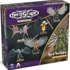 Shop All*Heroscape: Revna`s Rebuke - Kyrie Warriors Army Expansion - Miniature Marvels: Airplane Models & Painted Dice