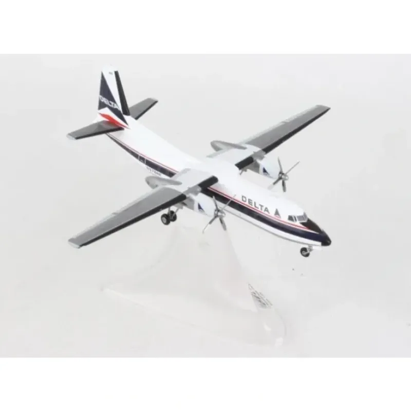 Airplane Model*Herpa Wings 571142 1:200 Delta Fairchild FH-227 N378NE - Miniature Marvels: Airplane Models & Painted Dice